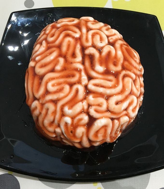 Foto principal de Tarta de cerebro para Halloween