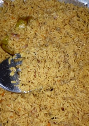 صورة لوصفة رز بسمتي بالكركم