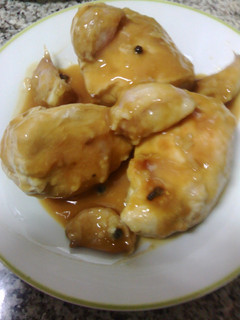 Una foto de Pechugas de pollo al caramelo