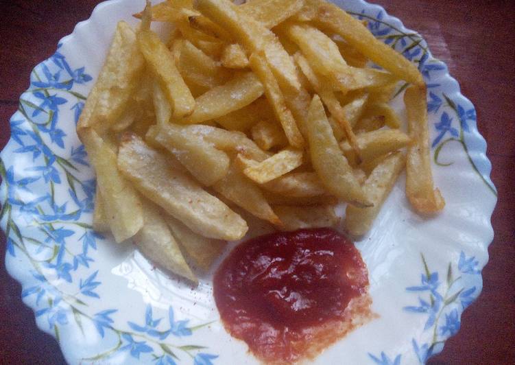 Recipe of Any-night-of-the-week Chips with Ketchup