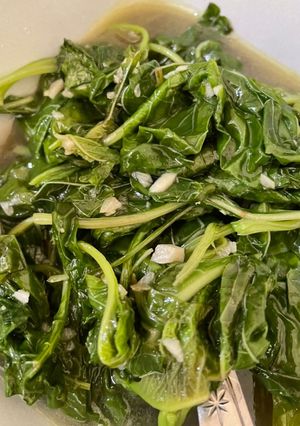 Foto resep Tumis Bayam (Spinach Stir Fried)