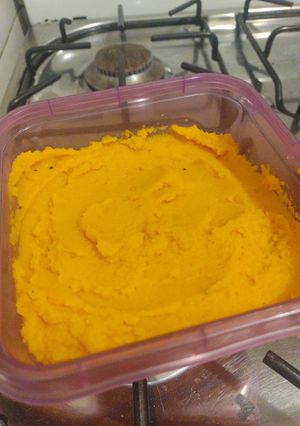 Una foto de Mayonesa de zanahoria o Hummus de zanahoria