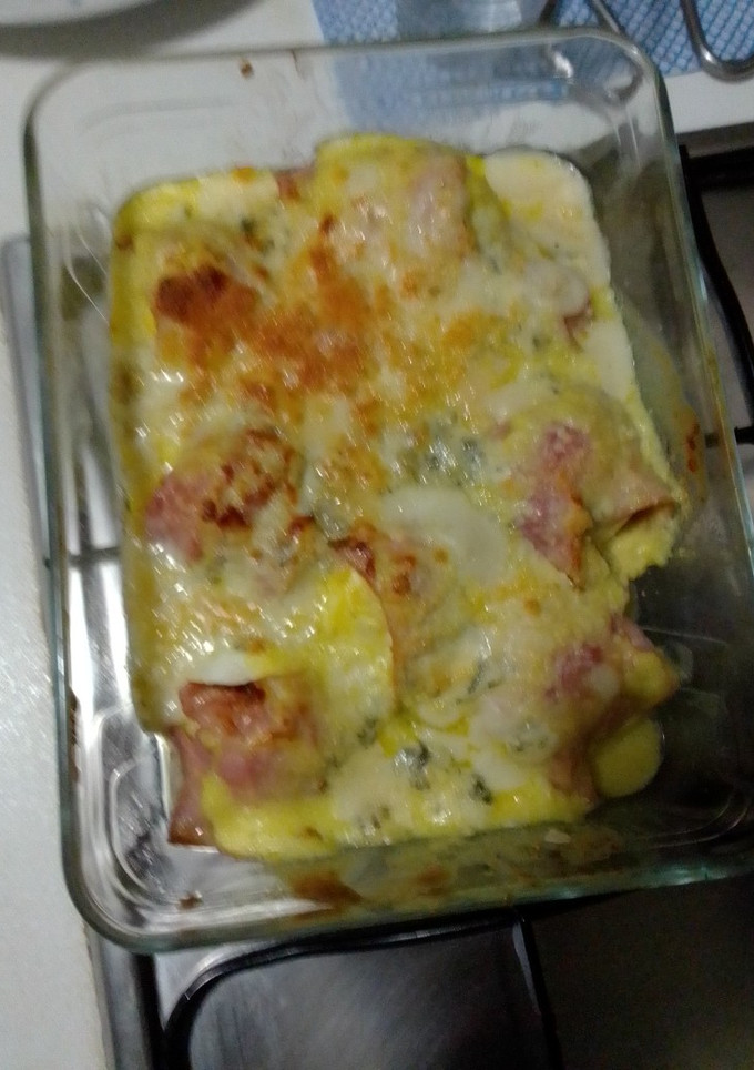 Una foto de Huevos duros gratinados a mi estilo
