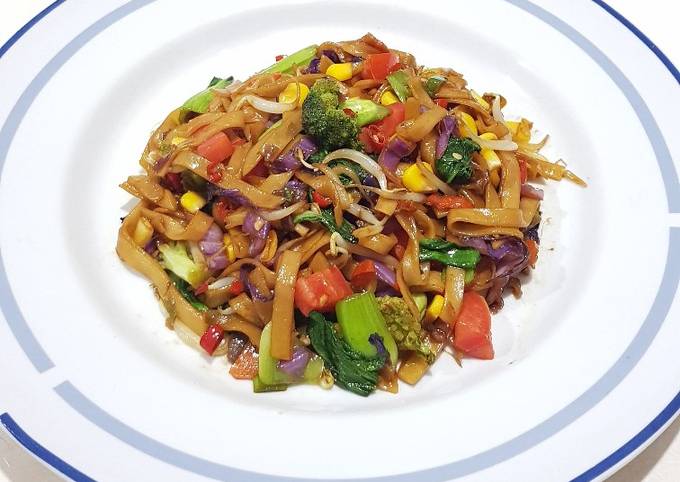 Resep 66. Kwetiau Goreng Vegetarian (Indonesia) oleh Dapur Indo Aussie