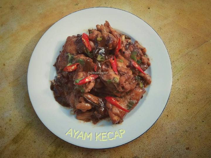 Cara Gampang Menyiapkan Ayam Kecap (bumbu minimalis), Lezat