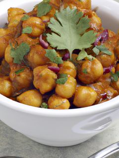 A picture of Indian Chana Masala.