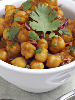 A picture of Indian Chana Masala.