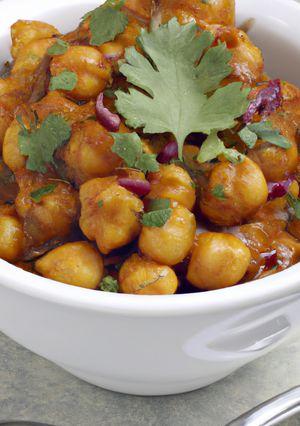 A picture of Indian Chana Masala.