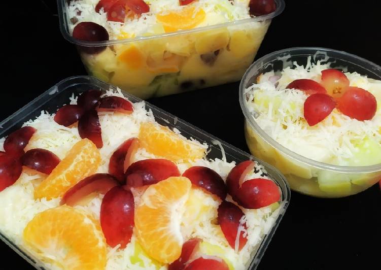 Resep Salad Buah Homemade By Abibu Family Irit Untuk Jualan Dan Cara Memasak