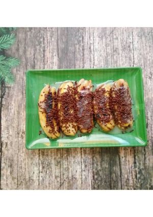 Foto resep Pisang Bakar Coklat Susu