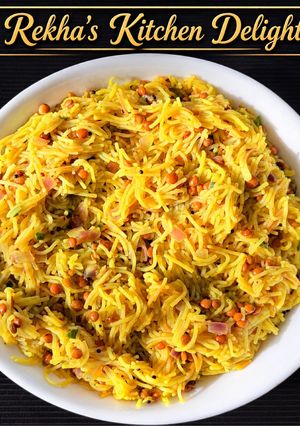 A picture of Vermicelli & Green Tuver Dal Upma.