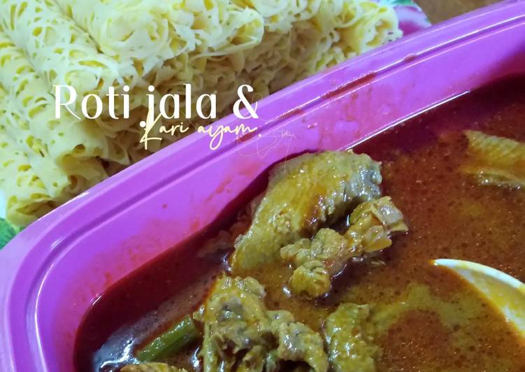 Resipi Roti Jala Kari Ayam Oleh Azizah Mansor Cookpad