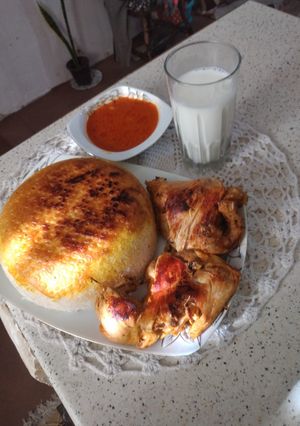 عکسی از دستور مرغ مجلسی