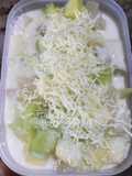 Salad melon jelly