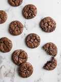 Fudgy Brownie Crinkle Cookies
