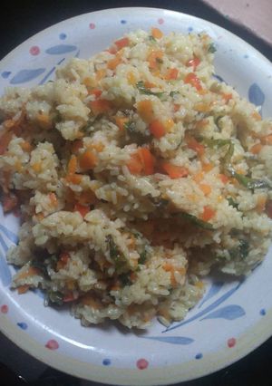 A picture of Vegetable rice.