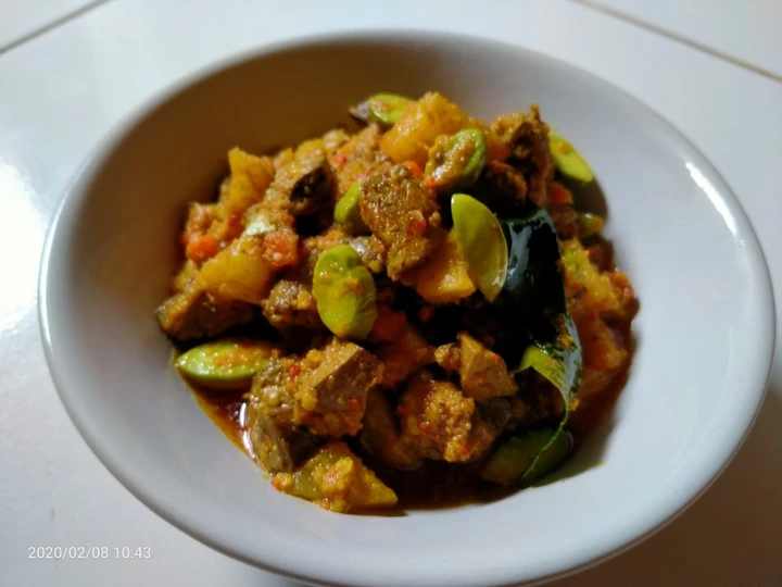 Cara Gampang Membikin Resep Sambal Goreng Kentang Ati Ampela + Petai ala mamak Tya yang Uenak Anti Ribet, Lezat Sekali