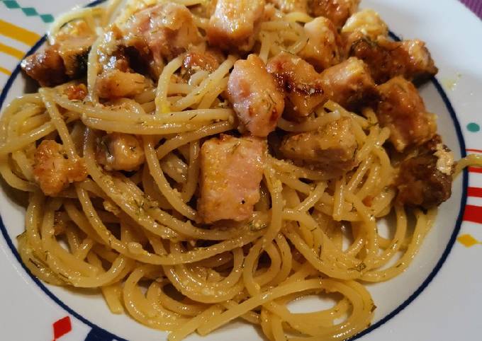 Sapore di Sicilia. Spaghetti al pesce spada e finocchietto