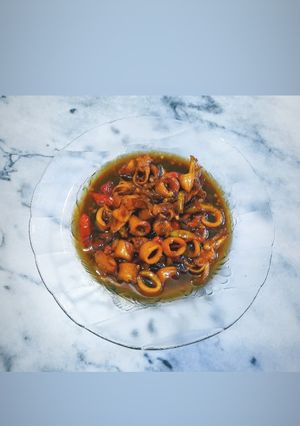 Foto resep Cumi Asin Masak Kecap