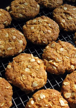 A picture of ANZAC Biscuits.