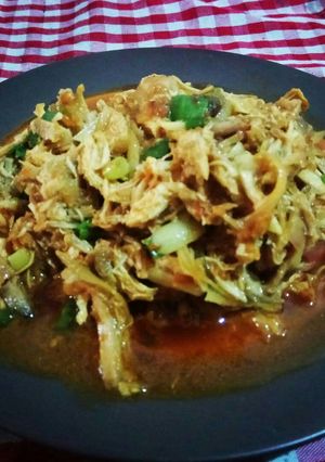 Foto resep Ayam suwir Pedas