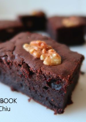 營養師的cookbook-紅腰豆布朗尼小蛋糕 的食譜成品照片