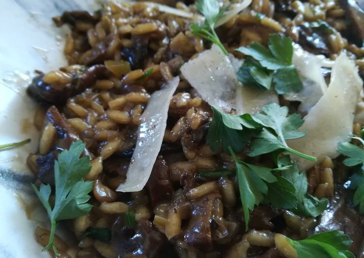 Wild mushroom risotto