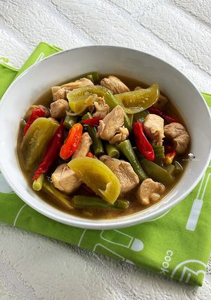 Foto resep Asem Asem Buncis Ayam