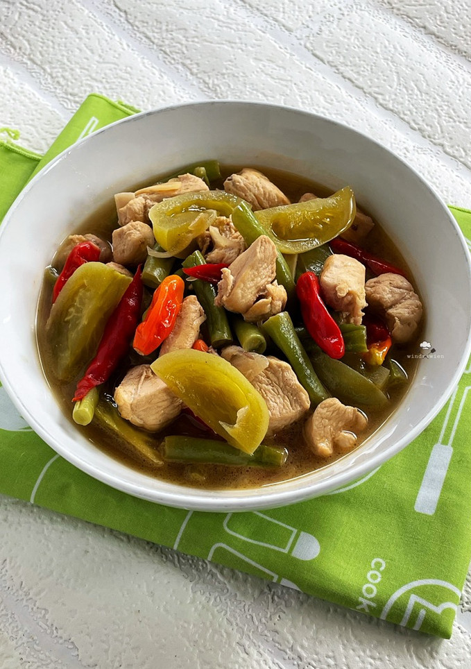 Foto resep Asem Asem Buncis Ayam