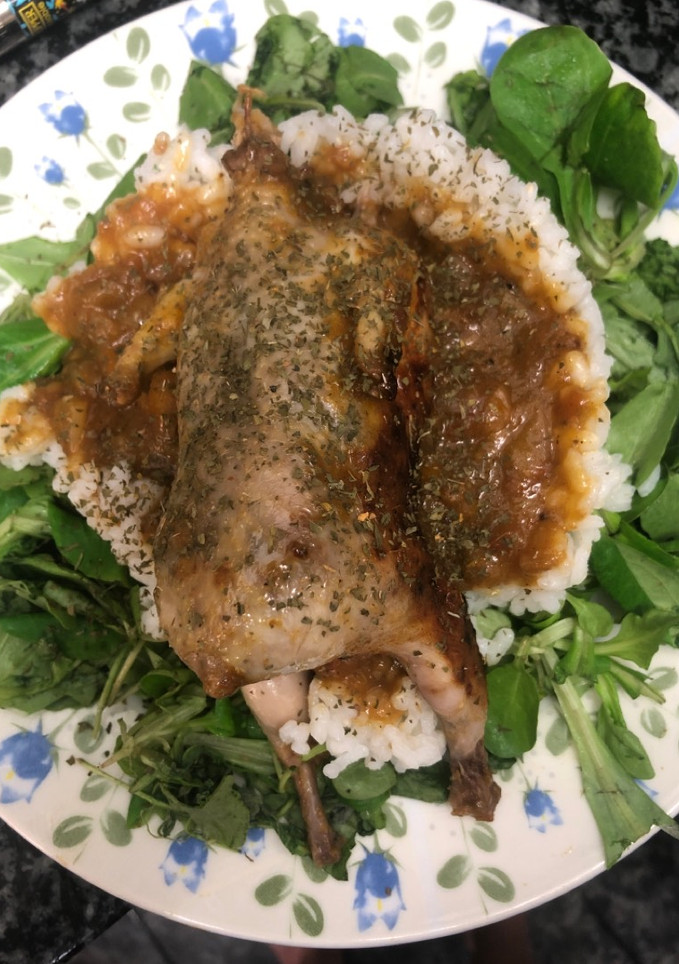Una foto de 423. Codornices rellenas de foie al aroma de Pedro Ximénez (principal carne)