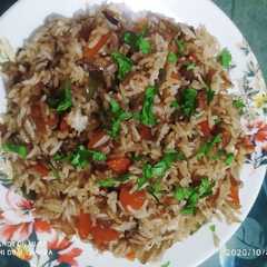 लेफ्ट ओवर फ्राई राइस (left over fried rice recipe in hindi)-レシピのメイン写真