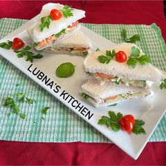 A picture of Tuna Cucumber Sandwich:.