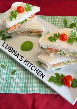 A picture of Tuna Cucumber Sandwich:.