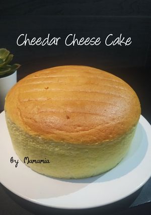 Foto resep Cheddar Cheese Cake (Japannesse Cheese Cake)