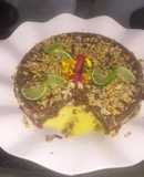 Quibbe crudo con snouwor especial y queso Philadelphia