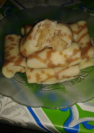 Foto resep Dadar gulung isi kelapa