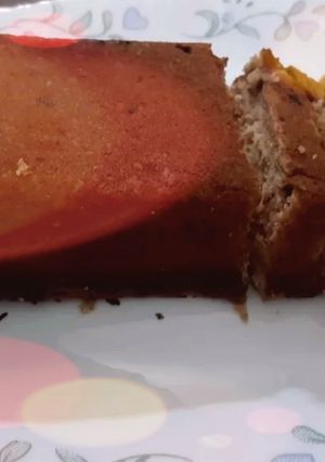 A picture of Wheat Jaggery Cake.