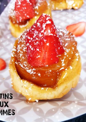 Une photo de Minis tartes tatin aux pommes 😋 # juin