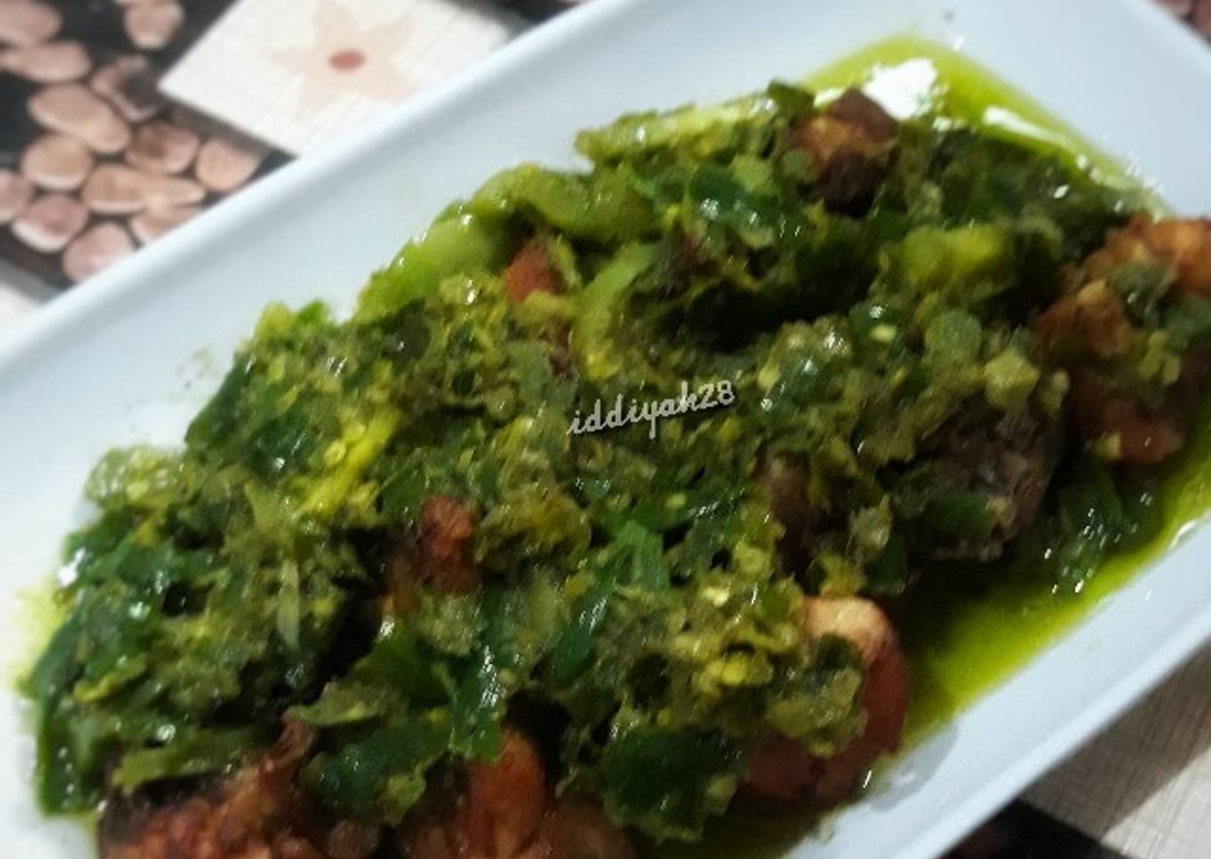 Ayam goreng cabe hijau