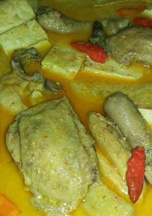 Foto resep Gulai ayam kentang dan tahu