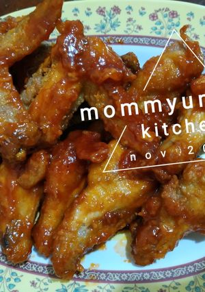 Foto resep (not so) spicy chicken wings