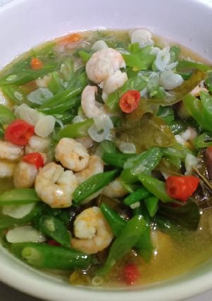 Foto resep Buncis dan udang kuah