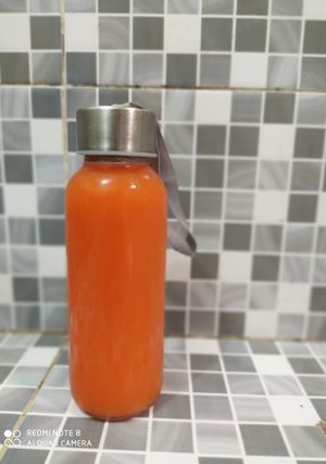 Foto resep Jus wortel, timun, nanas untuk diet sehat
