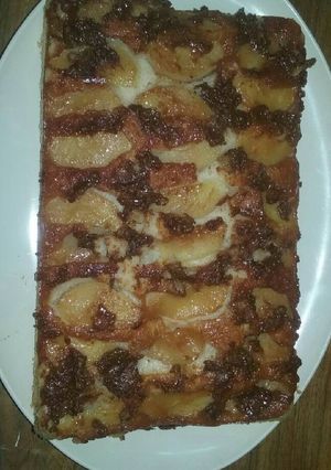 Una foto de Volteado de manzana