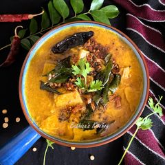A picture of Raw Jackfruit Sambar.