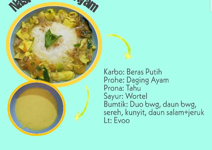 Mpasi 4* 6m (Bubur tim soto ayam)