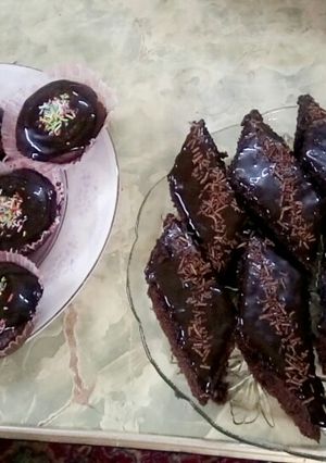 صورة لوصفة كيك بالشوكولا 😍😍