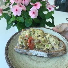 A picture of Omelette egg 🍳.