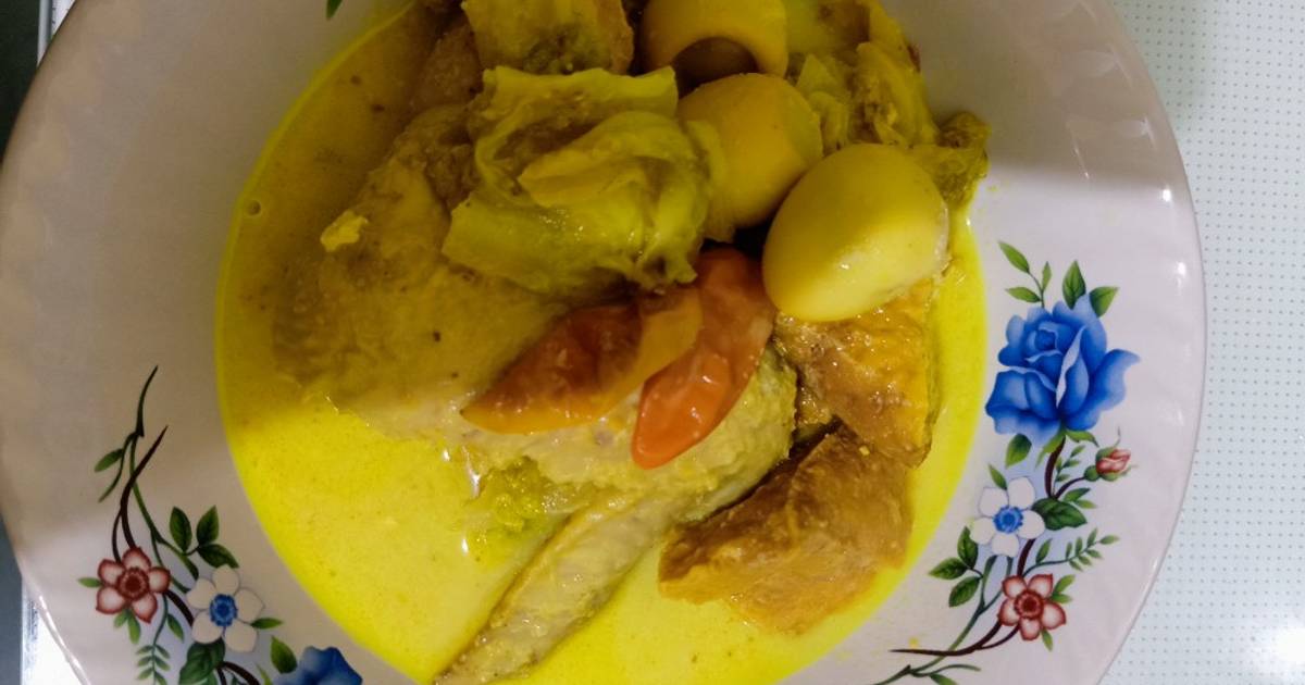 Resep Creamy Opor Ayam Tahu Telur Puyuh Tanpa Santan Sayur