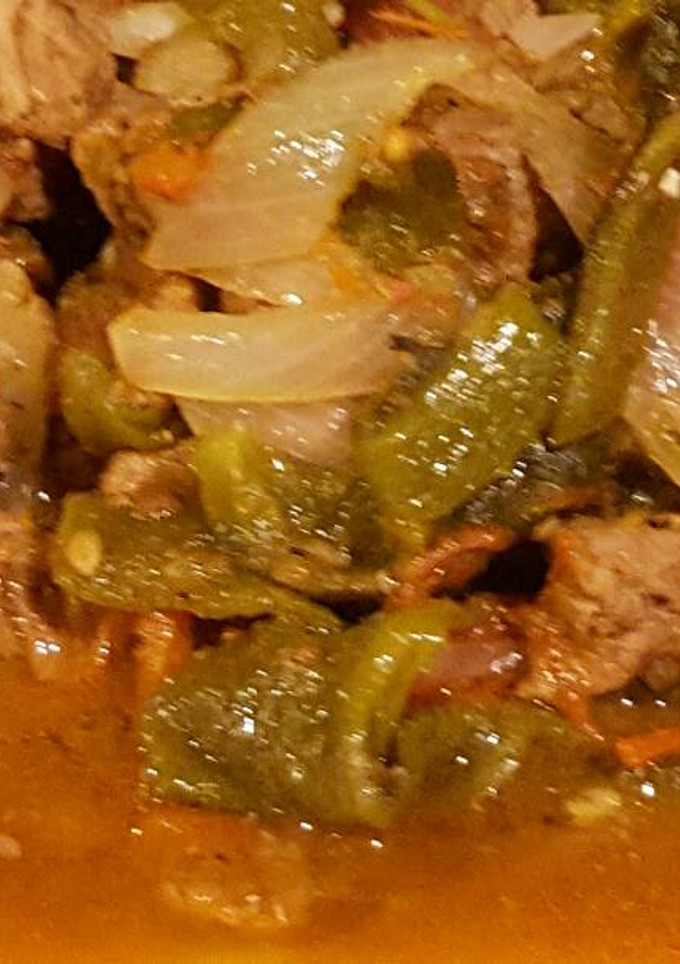 Una foto de Carne de res con rajas de poblano
